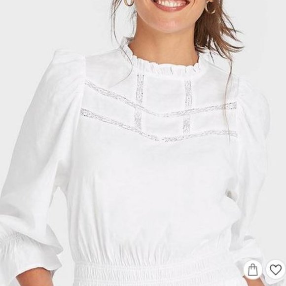 HP! NWT Universal Thread Balloon Sleeve Dress - Picture 3 of 5